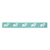 Papillon Dog Puppy Satinband (Vorderseite)