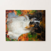 Papillon Dog. Puzzle (Horizontal)