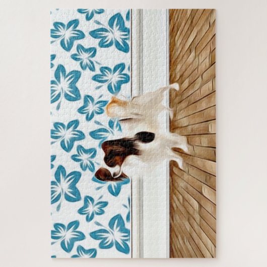 Papillon Dog Puzzle (Vertikal)