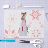 Papillon Dog Red Christmas Tissue Paper Seidenpapier (Handwerk)