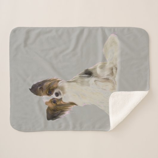 Papillon Dog Sherpadecke (Vorderseite (Horizontal))