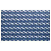Papillon Dog Silhouette Pet Navy Blue Stoff (Yard (91,4 cm))