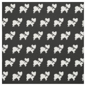 Papillon Dog Silhouette Pet Stoff (Muster)