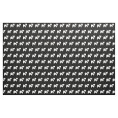 Papillon Dog Silhouette Pet Stoff (Fat Quarter (45,7 x 55,9 cm))