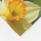 Papillon Dog Spring Flowers Malerei Fleecedecke (Ecke)