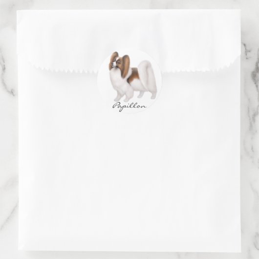 Papillon Dog Sticker (Tasche)
