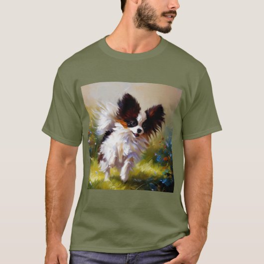 Papillon Dog T-Shirt (Vorderseite)