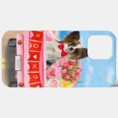 Papillon Dog Valentine's Day Lkw Herz Case-Mate iPhone Hülle (Rückseite (Horizontal))