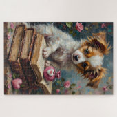 Papillon Dog Valentine's Day Secret Diaries Puzzle (Horizontal)