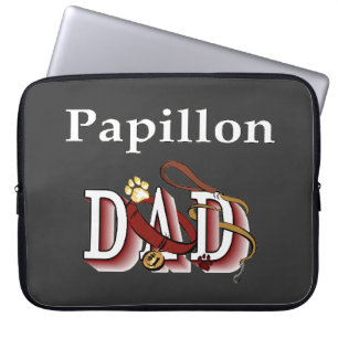 Papillon Dog Vater Laptopschutzhülle