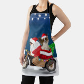 Papillon Dog Weihnachtsmann Claus Schürze (InSitu)