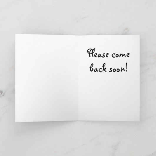 Papillon du fehlst mir Karte (Innenseite)