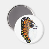 Papillon Fantasy Wings Magnet (Vorderseite/Rückseite)
