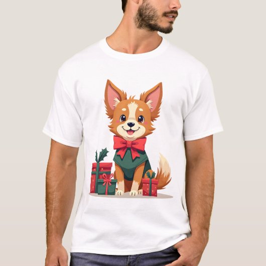 Papillon Festive Bow T-Shirt (Vorderseite)