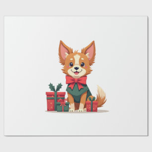 Papillon Festliche Schleife Geschenkpapier
