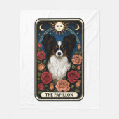Papillon Fleecedecke (Vorderseite)