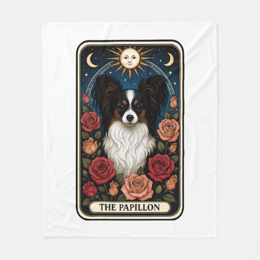 Papillon Fleecedecke (Vorderseite)