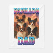 Papillon Fleecedecke (Vorderseite)