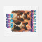 Papillon Fleecedecke (Vorderseite (Horizontal))