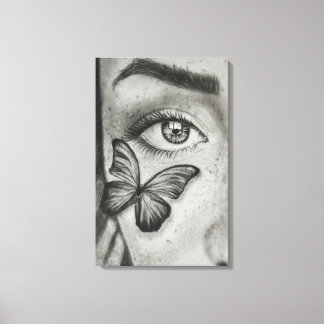 Papillon Focus Leinwanddruck