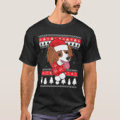 Papillon Funny Dog Ugly Weihnachtsgeschenk T-Shirt (Vorderseite)