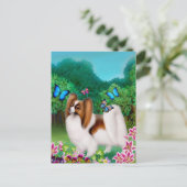 Papillon Garden Postcard Postkarte (Stehend Vorderseite)