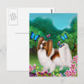 Papillon Garden Postcard Postkarte (Vorne/Hinten)