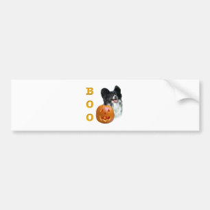 Papillon Halloween BOO Autoaufkleber