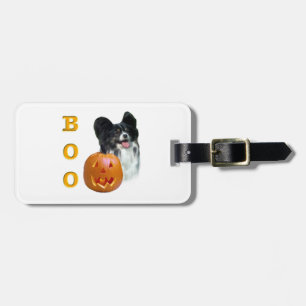 Papillon Halloween BOO Gepäckanhänger