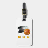 Papillon Halloween BOO Gepäckanhänger (Vorderseite vertikal)