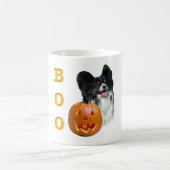 Papillon Halloween BOO Kaffeetasse (Mittel)
