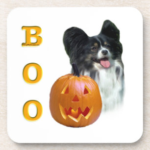 Papillon Halloween BOO Untersetzer