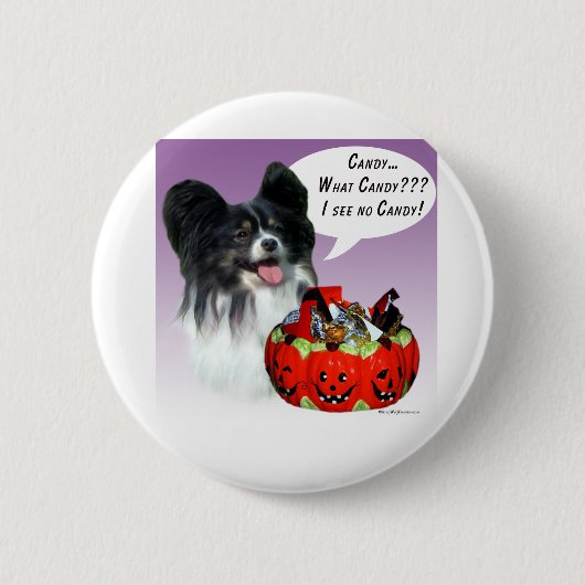 Papillon Halloween Candy Button (Vorderseite)