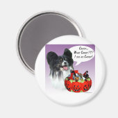 Papillon Halloween Candy Magnet (Vorderseite/Rückseite)