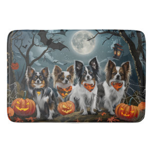 Papillon Halloween Spooky Badematte