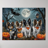 Papillon Halloween Spooky Poster (Vorne)