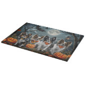 Papillon Halloween Spooky Schneidebrett (Ecke)