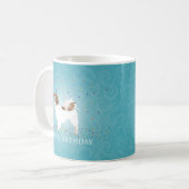 Papillon - Happy Birthday Kaffeetasse (Vorderseite Links)