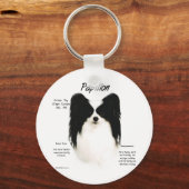 Papillon History Design Schlüsselanhänger (Vorderseite)