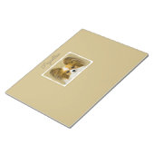 Papillon (Hound Tri) Malerei - Original Hunde Art  Notizblock (angewinkelt)