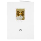 Papillon (Hound Tri) Malerei - Original Hundeschul (Hinten)