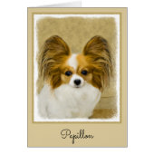 Papillon (Hound Tri) Malerei - Original Hundeschul (Vorne)