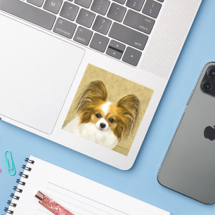 Papillon (Hound Tri) Malerei - Original Hundeschul Aufkleber