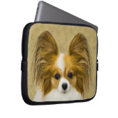 Papillon (Hound Tri) Malerei - Original Hundeschul Laptopschutzhülle (Vorne Rechts)