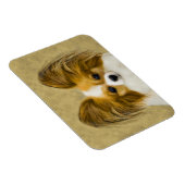 Papillon (Hound Tri) Malerei - Original Hundeschul Magnet (Rechte Seite)