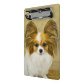 Papillon (Hound Tri) Malerei - Original Hundeschul Mini Klemmbrett (Gewinkelt2)