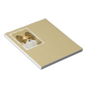 Papillon (Hound Tri) Malerei - Original Hundeschul Notizblock (angewinkelt)