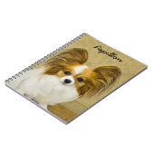 Papillon (Hound Tri) Malerei - Original Hundeschul Notizblock (Linke Seite)