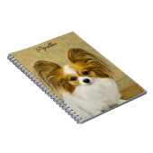 Papillon (Hound Tri) Malerei - Original Hundeschul Notizblock (Rechte Seite)