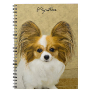 Papillon (Hound Tri) Malerei - Original Hundeschul Notizblock